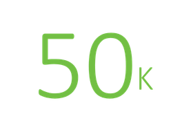 Lebensdauer 50.000 Stunden